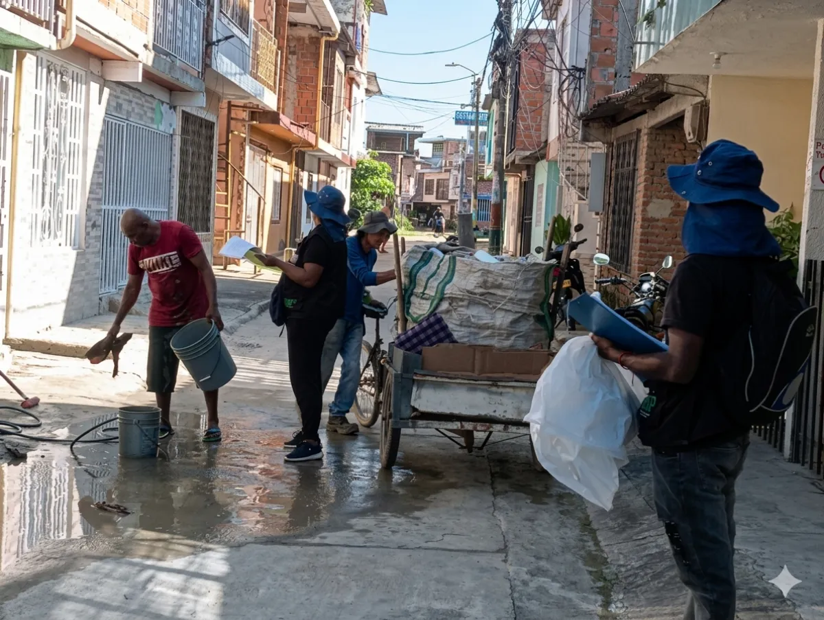 Censo de recicladores en campo